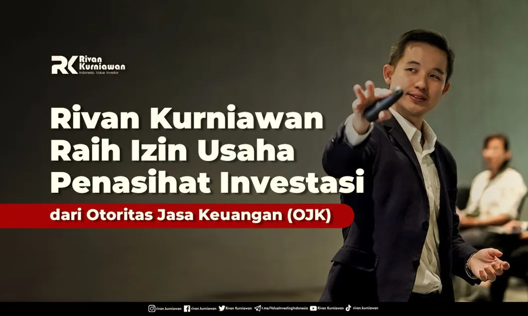 Rivan Kurniawan Raih Izin Usaha Penasihat Investasi Dari Ojk