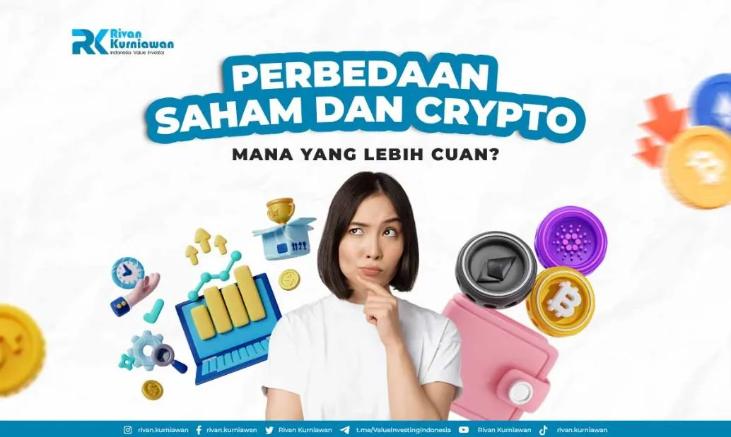 Ketahui 4 Perbedaan Saham Dan Crypto, Mana Lebih Cuan?